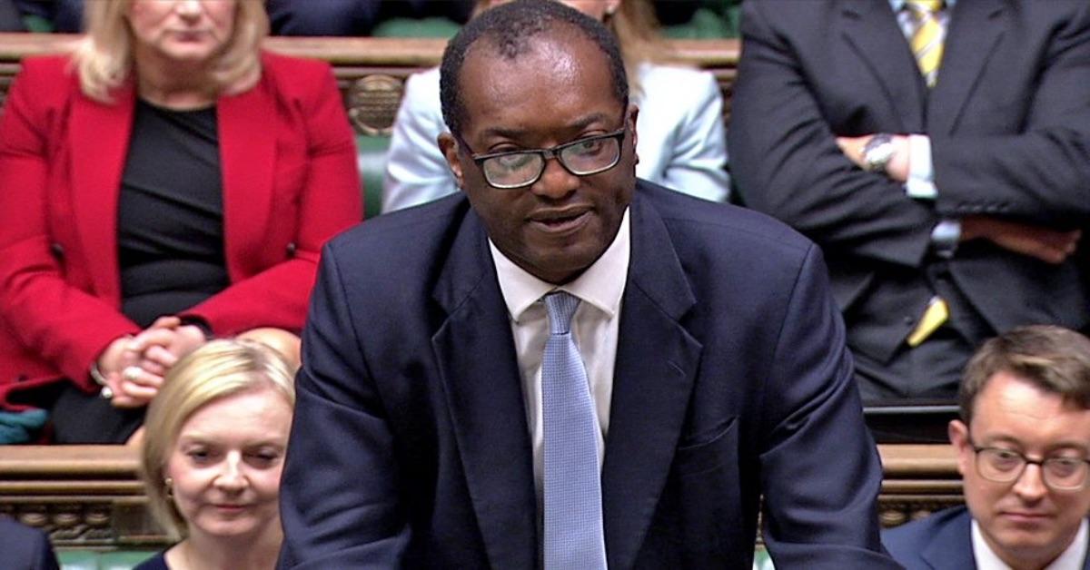 Kwasi Kwarteng, Chancellor of the Exchequer, who announced a "mini-budget" today.