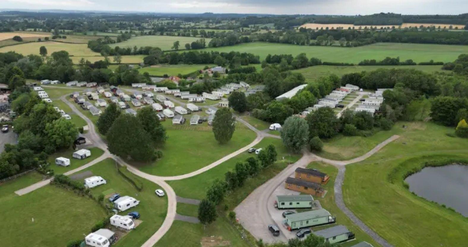 kingfishercaravanpark-aerial