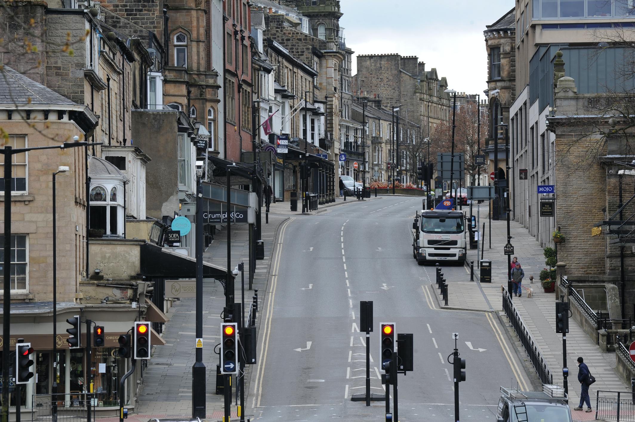 harrogate-coronavirus-pictured-a-deserted-parliament-street