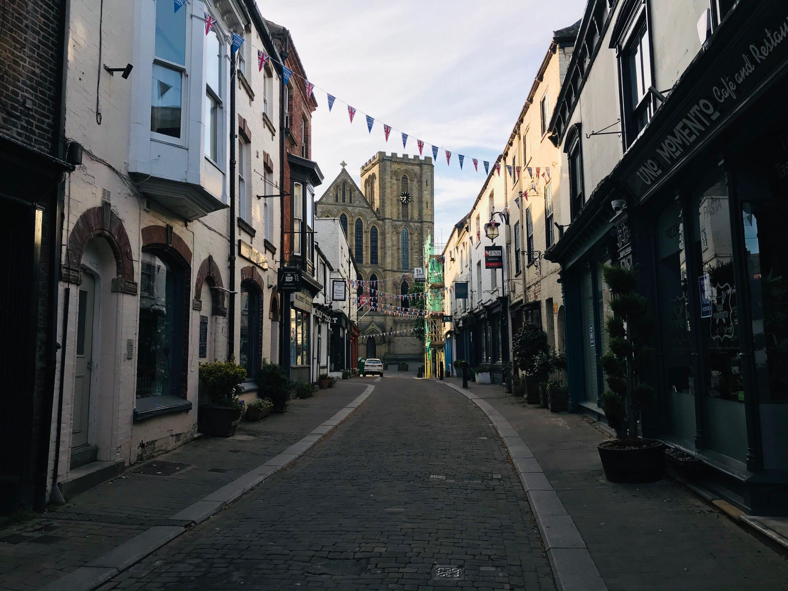 ripon-21st-may-nhs-bunting-in-kirkgate