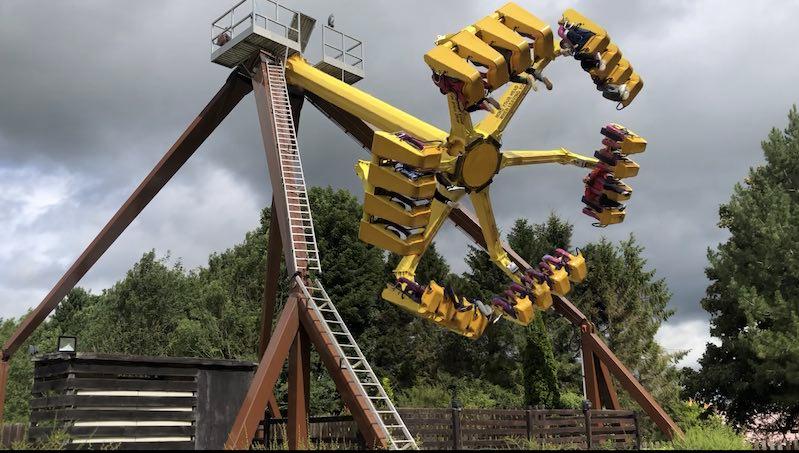 rollercoaster at lightwater valley theme park