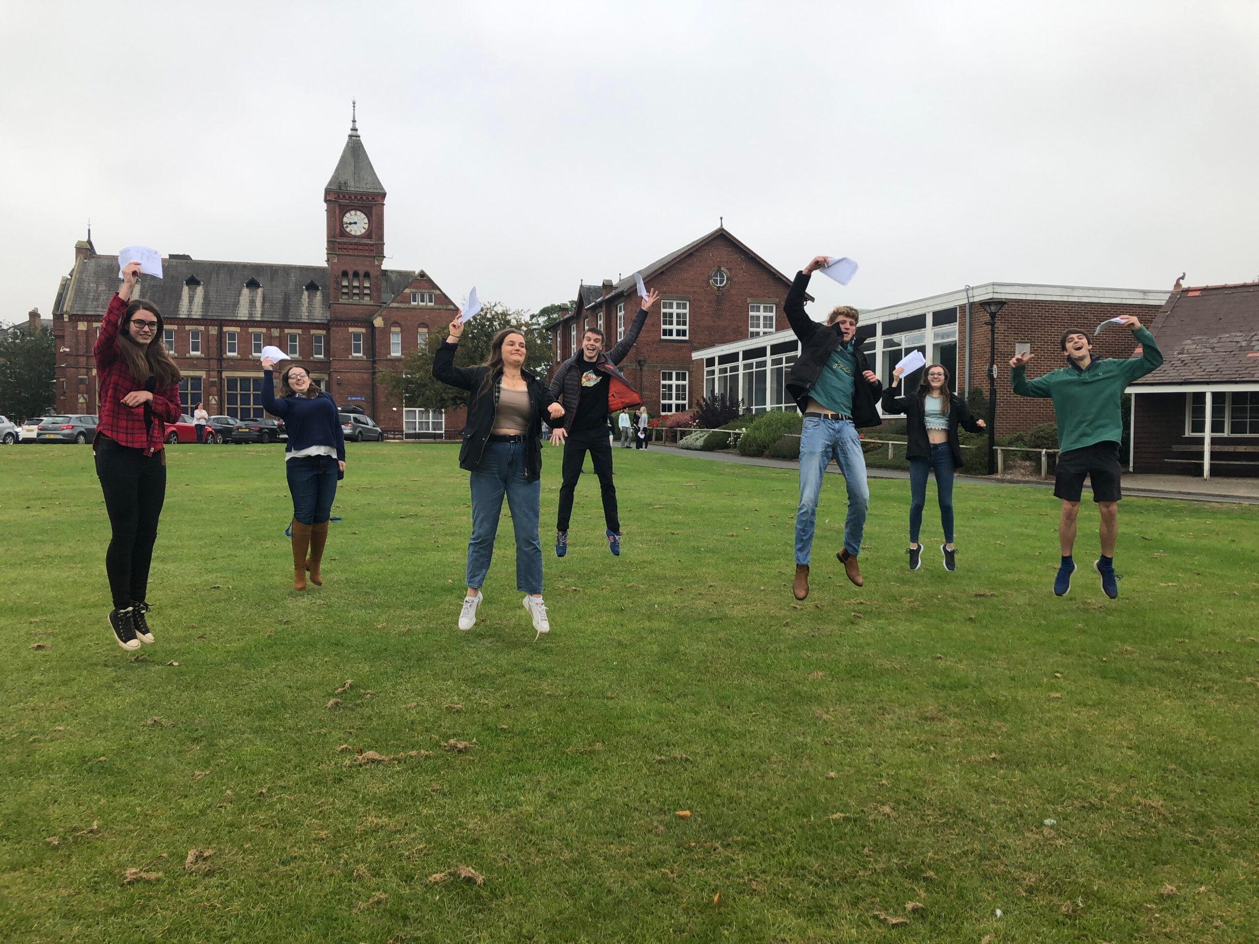 ripon-13th-august-2020-rgs-students-jump-for-joy