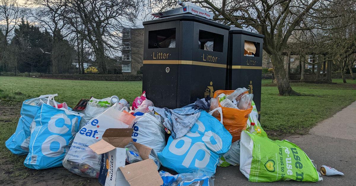 rubbish-by-stray-bins