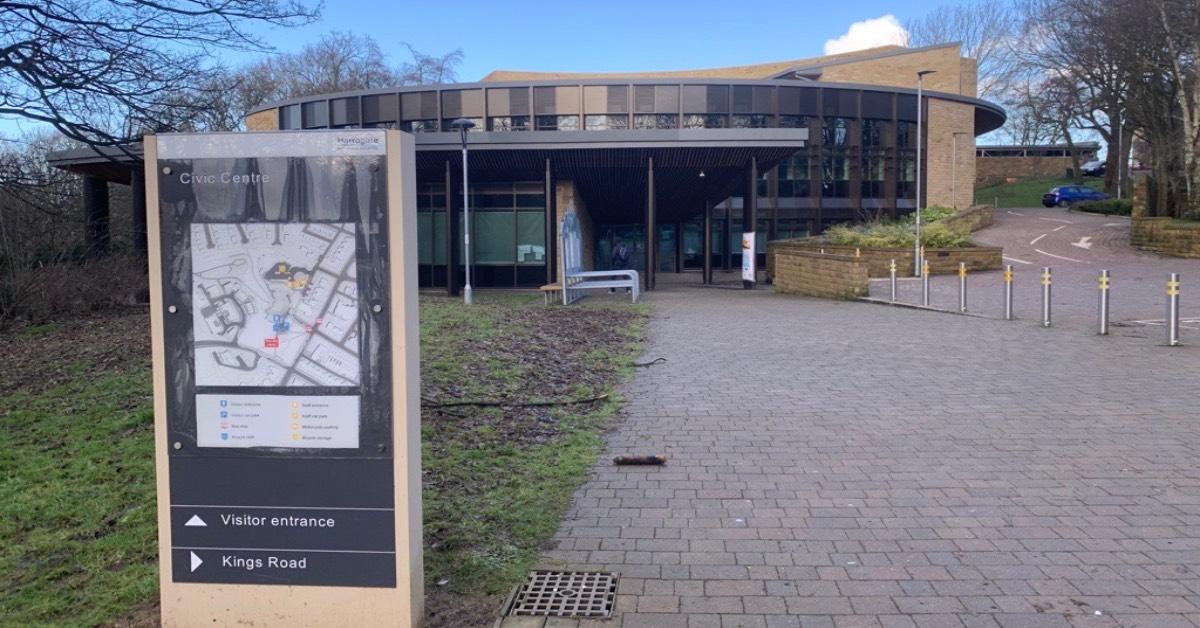 Harrogate Borough Council offices at Knapping Mount.