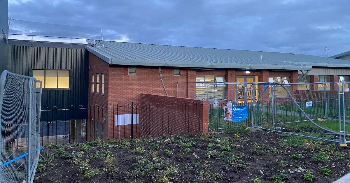 Ripon Leisure Centre as it adjoins its new swimming pool.