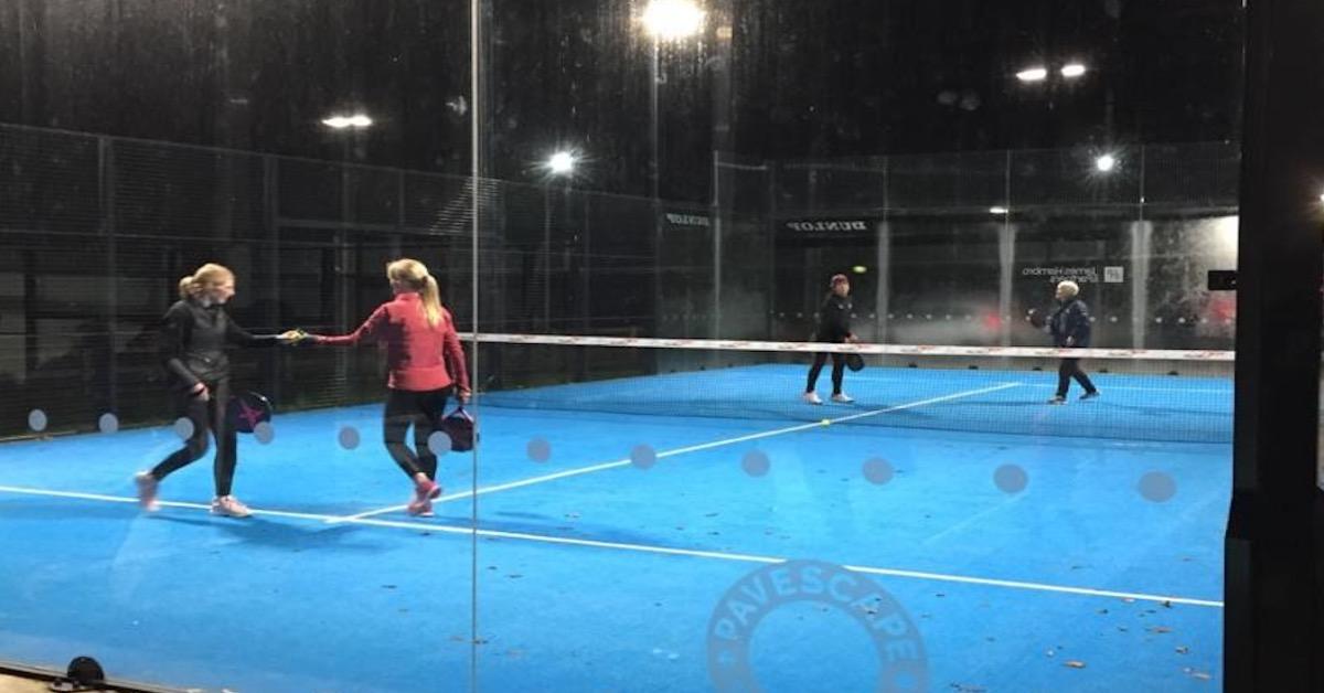 A game of padel tennis in Harrogate.