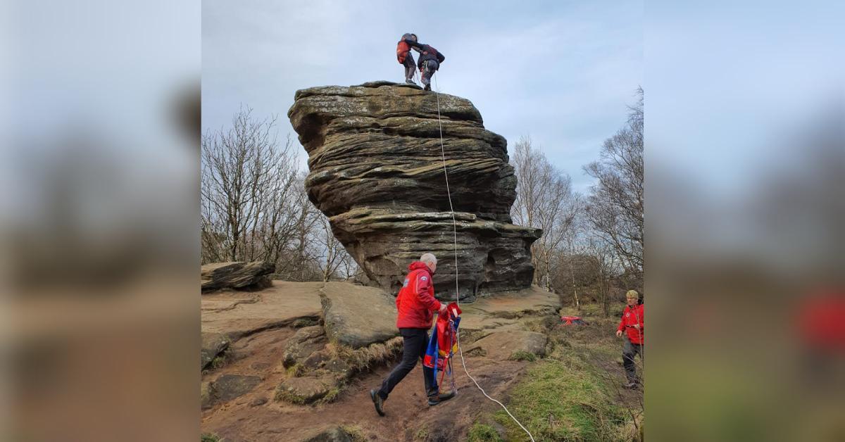 Brimham Rocks rescue Upper Wharfe Fell Rescue Association