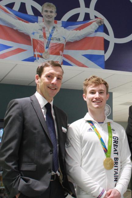 Mark Tweedie and Jack Laugher