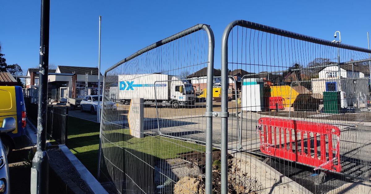 The current construction site at the Leon on Wetherby Road.