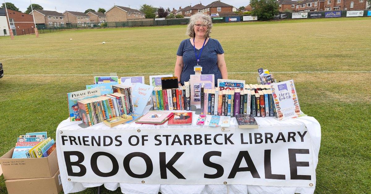 Friends of Starbeck Library held a book sale.