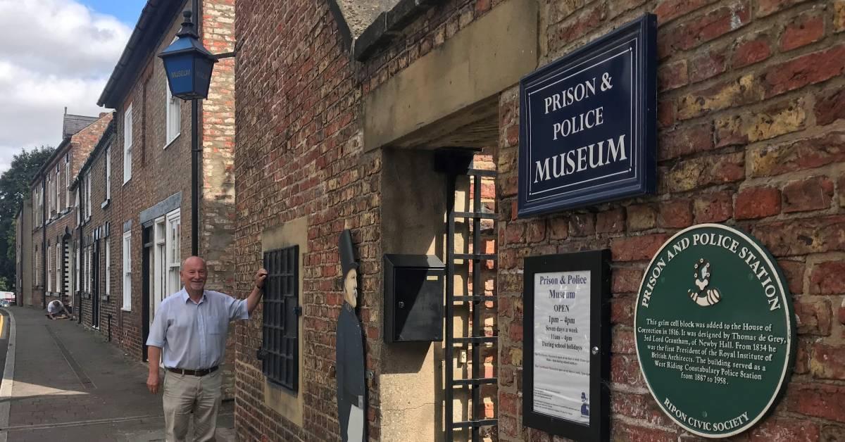 Richard Taylow at Ripon's prison and police museum