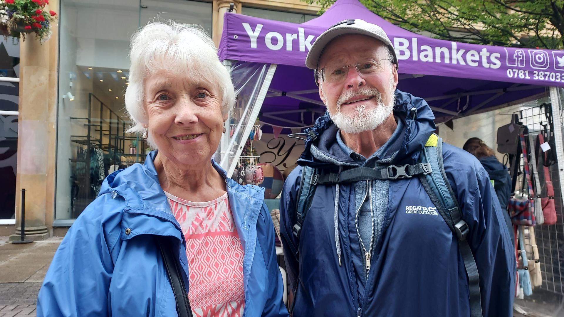 Mr and Mrs Newall on the energy price cap