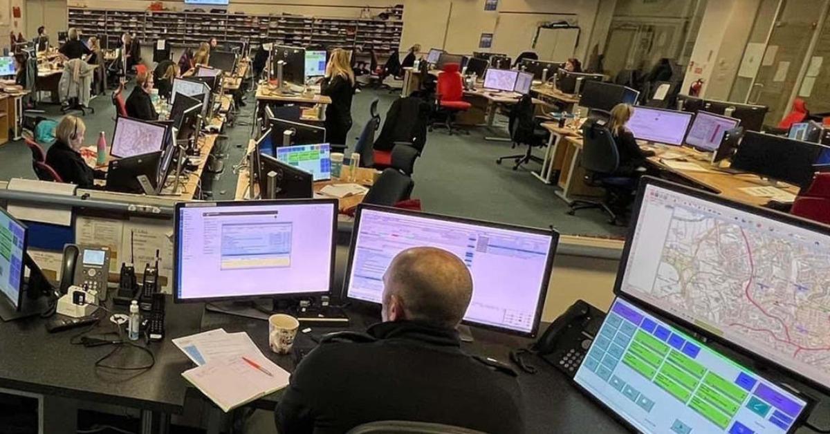 North Yorkshire Police force control room