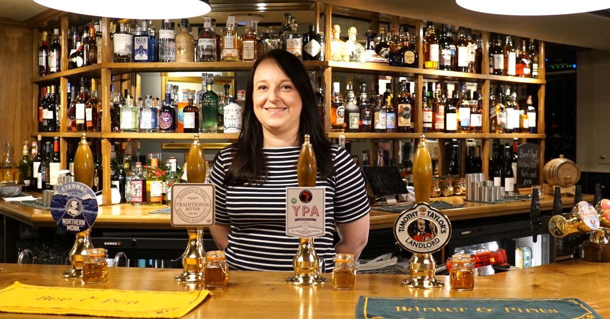 Sam Aston, landlady at Lord Nelson