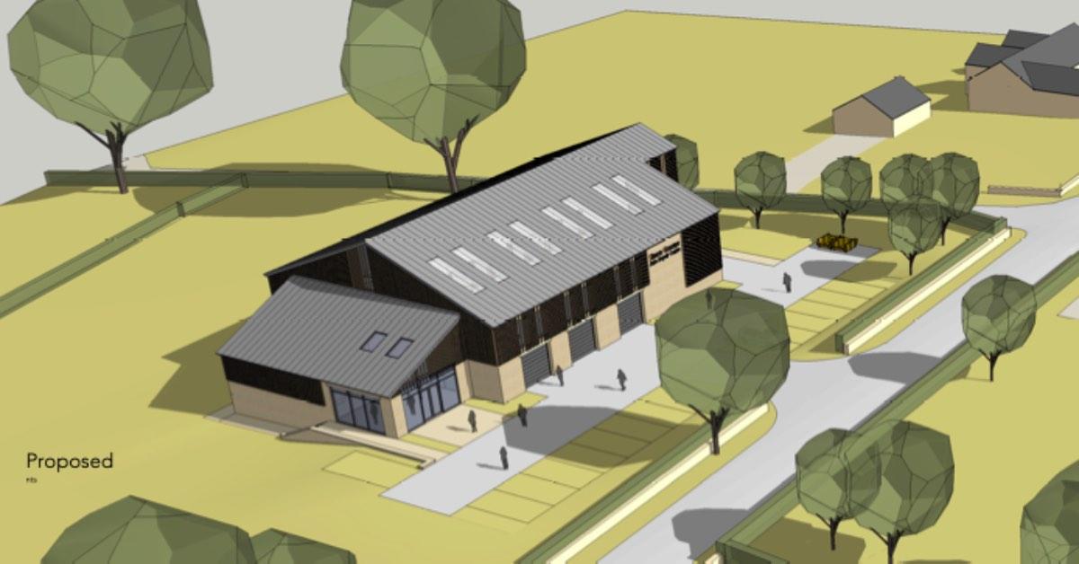 A visual of the planned new garage for Simon Graeme Auto Services Centre in Harrogate.
