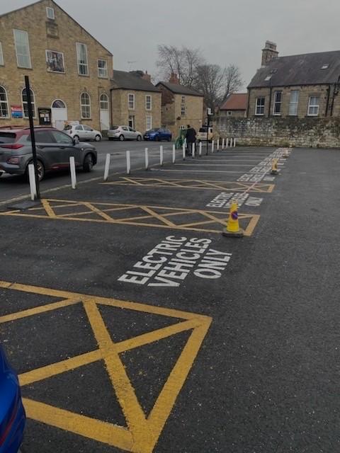 Knaresborough electric vehicle parking