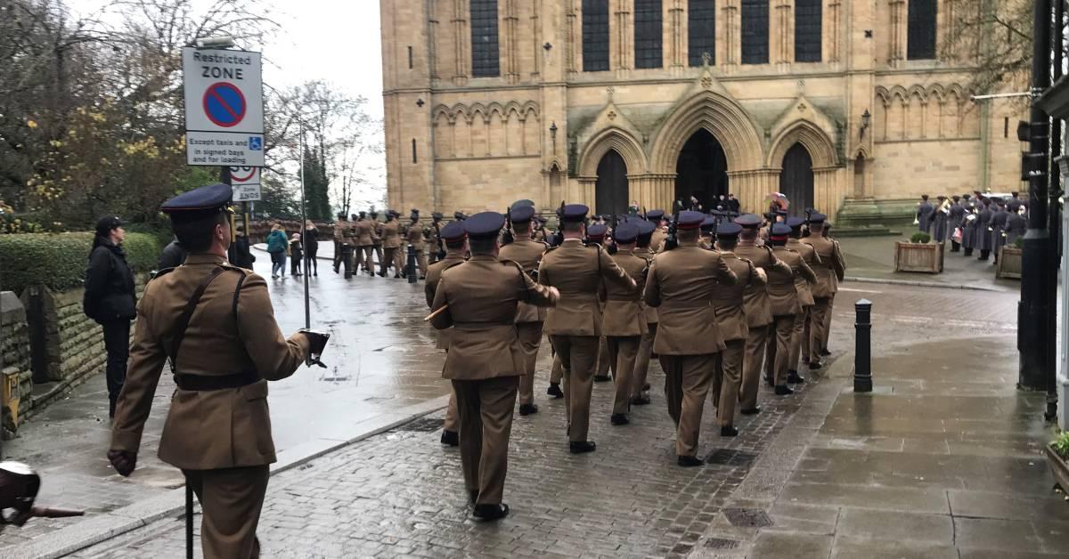 Cathedral service for Ripon's Royal Engineers