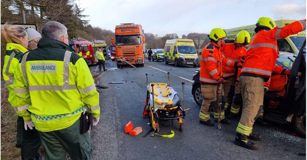 A59 Blubberhouses crash