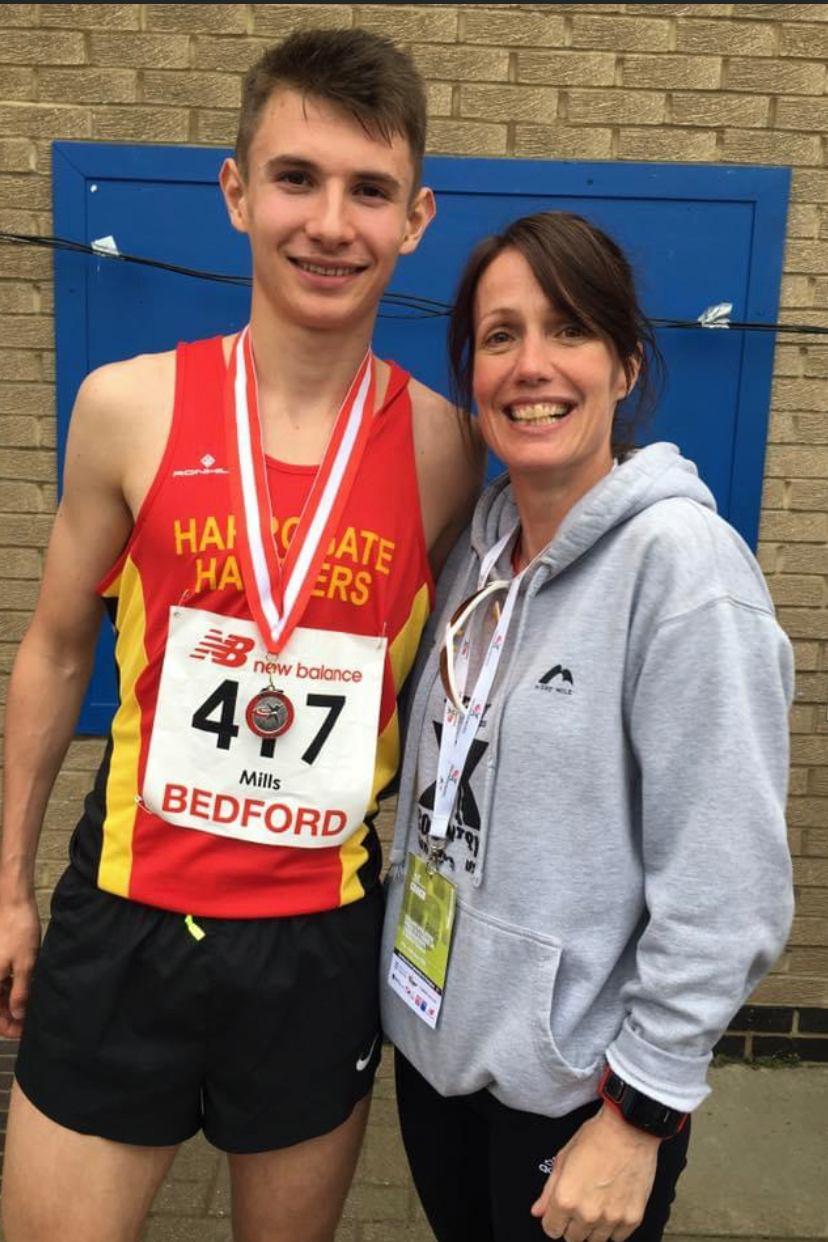 George Mills and Jo Day Harrogate Harriers