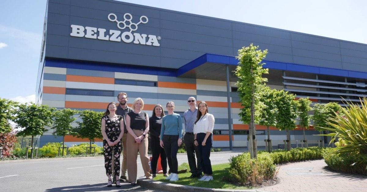 Staff at Belzona in Harrogate.