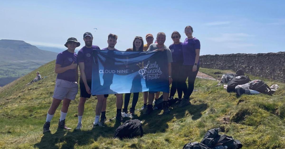 The Cloud Nine team at the Yorkshire Three Peaks.