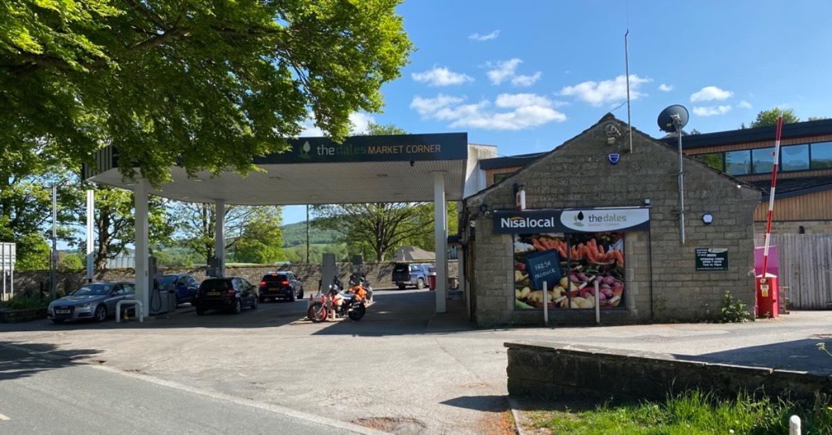 Dales Market Corner petrol station in Pateley Bridge.