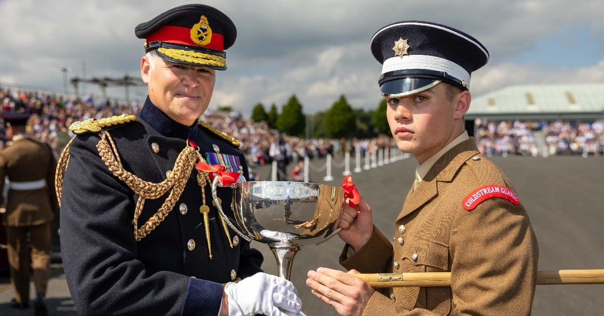 Bradley Ruddy, pictured with his best recruit award.