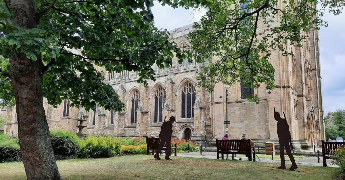 Trees outside Ripon Cathedral