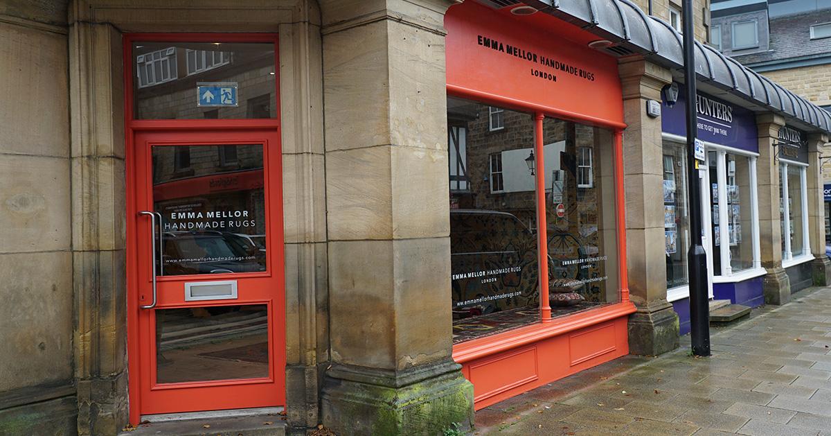 The showroom on Albert Street in Harrogate.