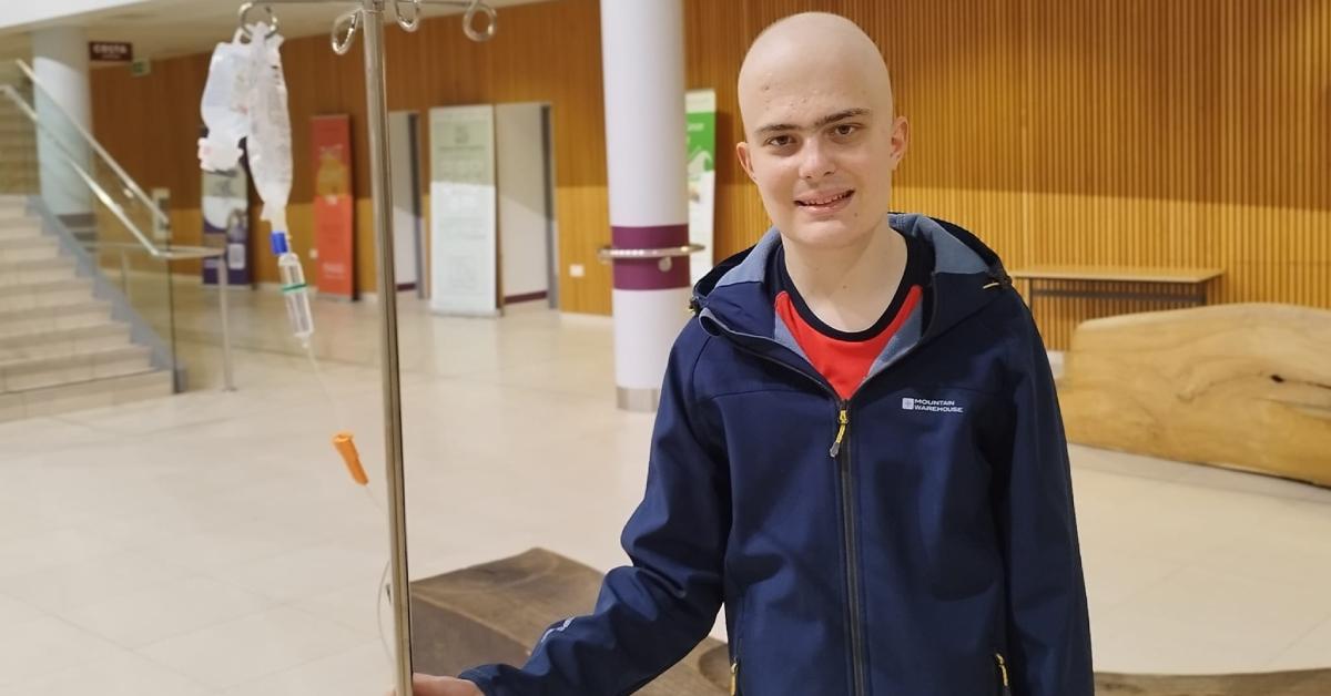 Photo of Harrogate sixth-former Harry Brown, who is urging people to give blood and join the Anthony Nolan stem cell register.