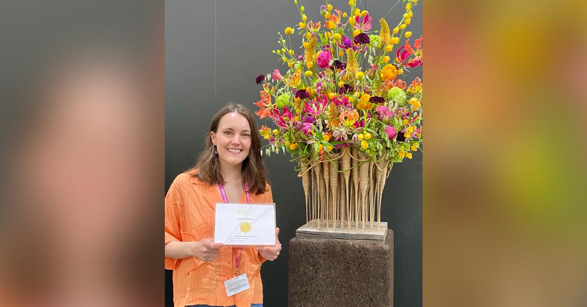 Harrogate florist wins third gold medal at RHS Chelsea Flower Show