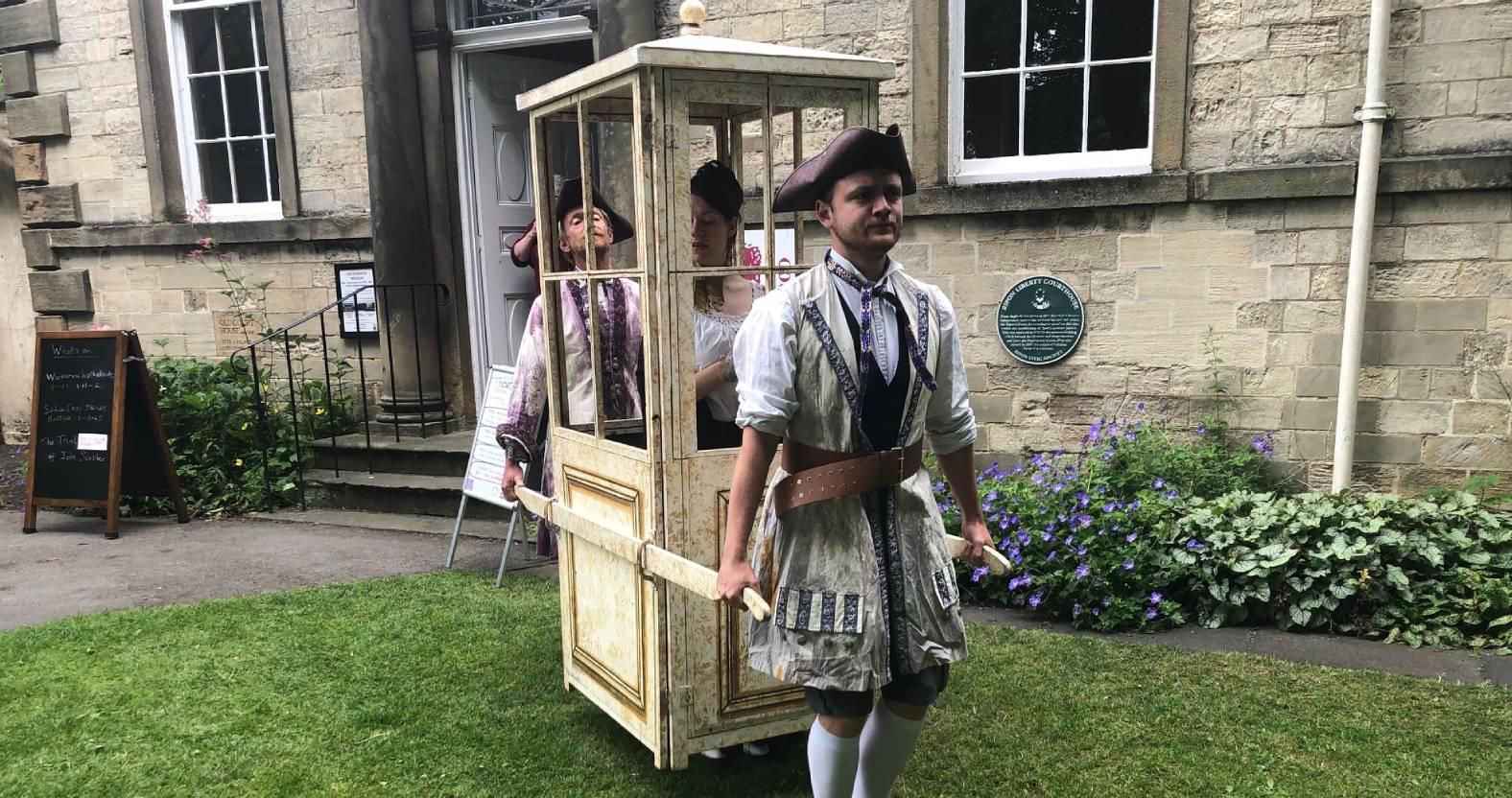 ripon-8th-july-2024-sedan-chair