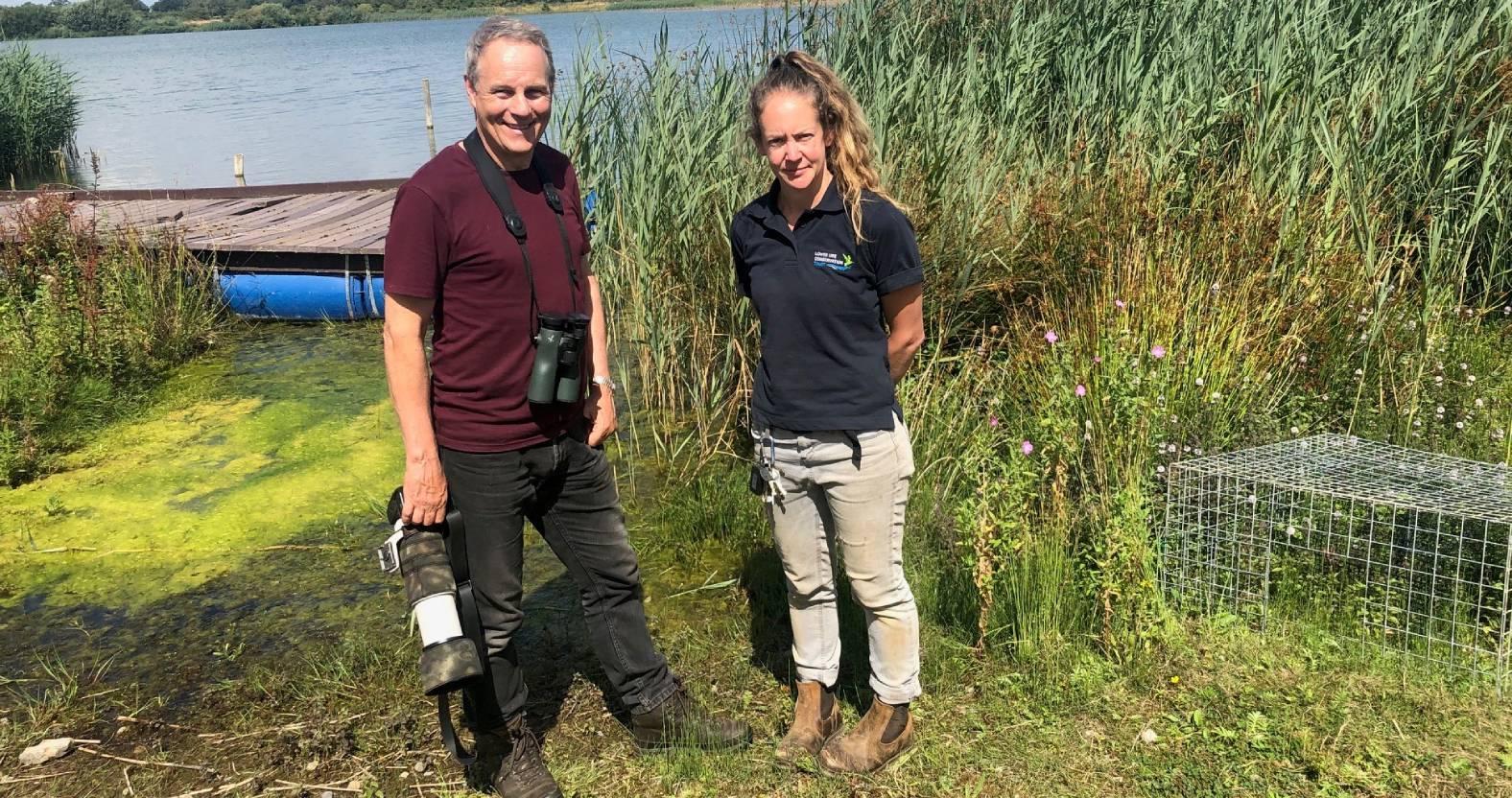 ripon-9th-august-2024-matthew-cormack-and-emma-higgs-at-nosterfield-nature-reserve-1