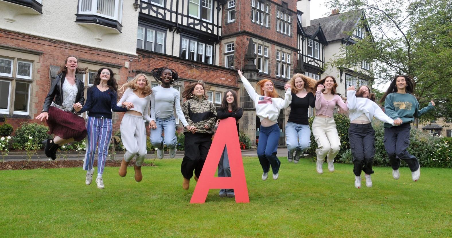 students-celebrating