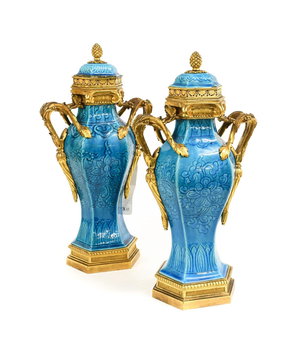 gilt-metal-mounted-chinese-turquoise-glazed-vases-and-covers