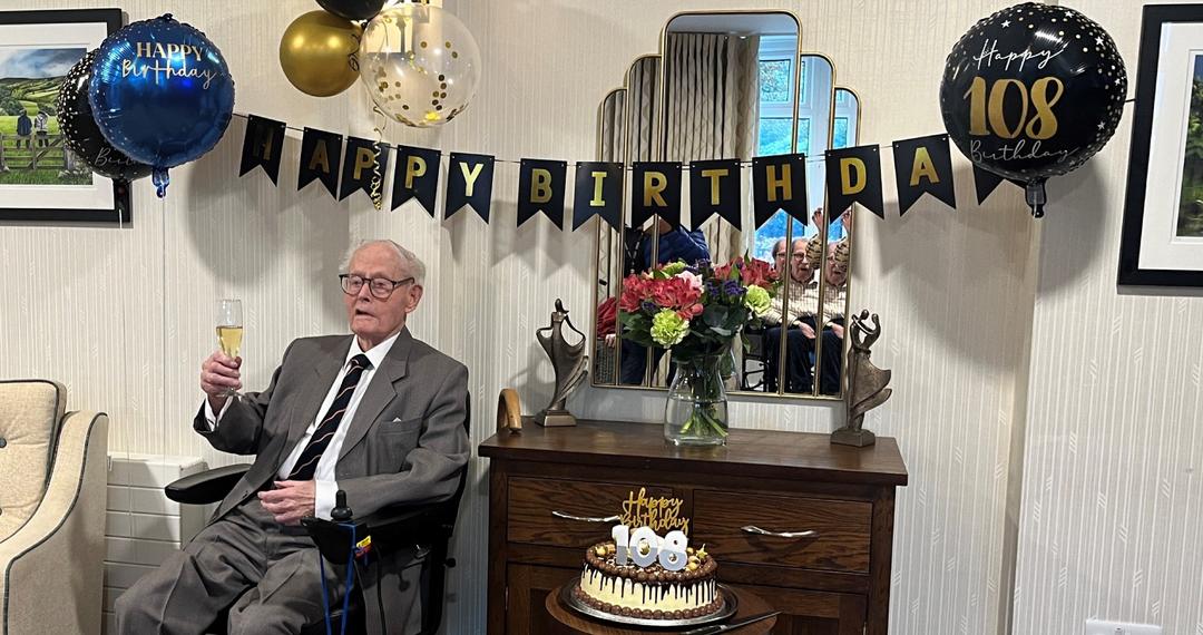 Harrogate man celebrates 108th birthday