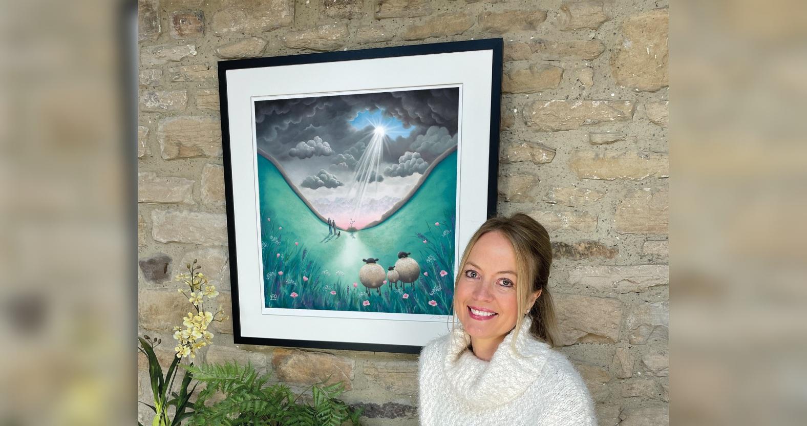 Harrogate gallery owner unveils second Sycamore Gap painting