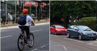 cyclist-and-cars