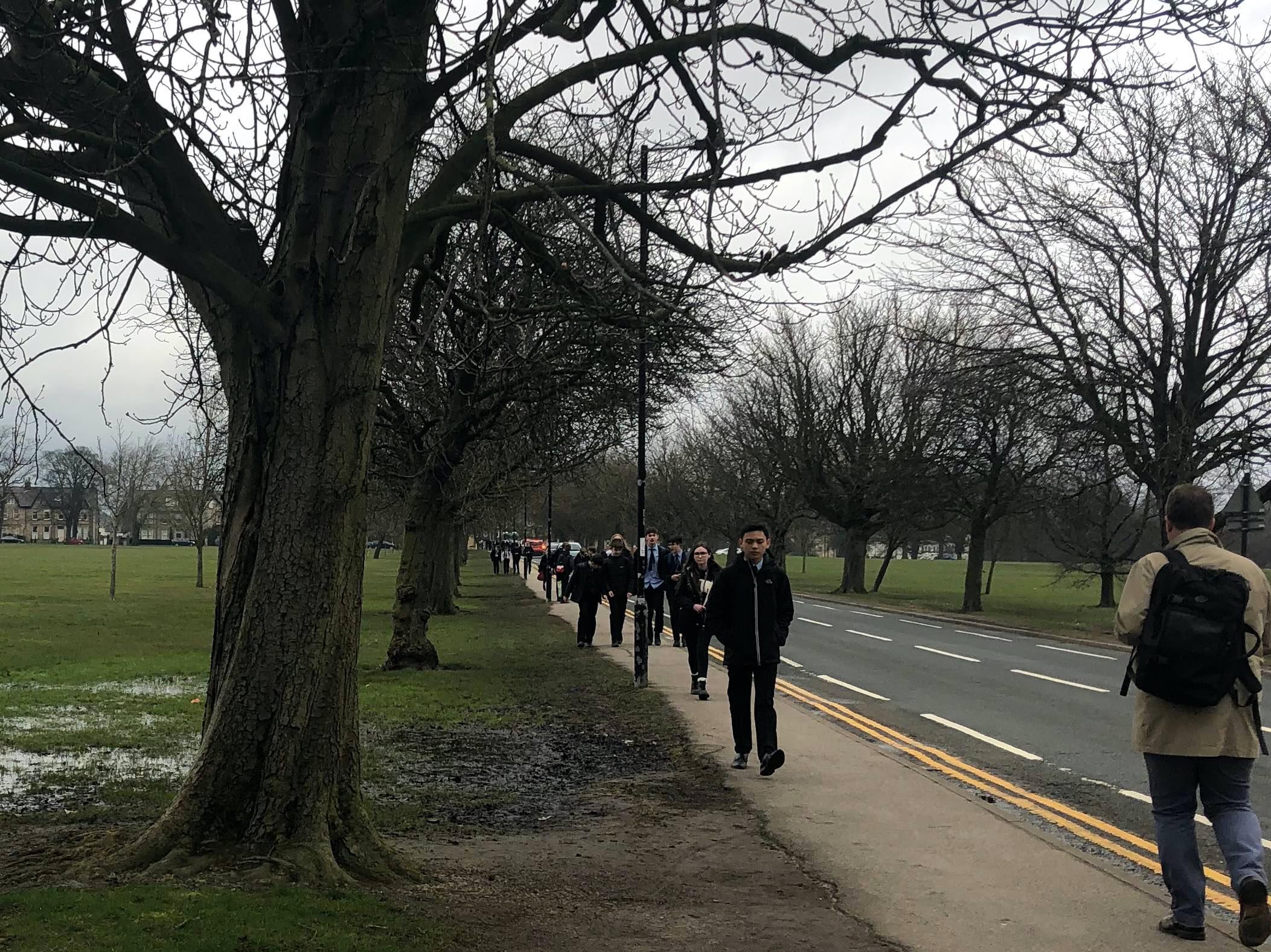 kids-walking-to-school-across-stray-march-2020