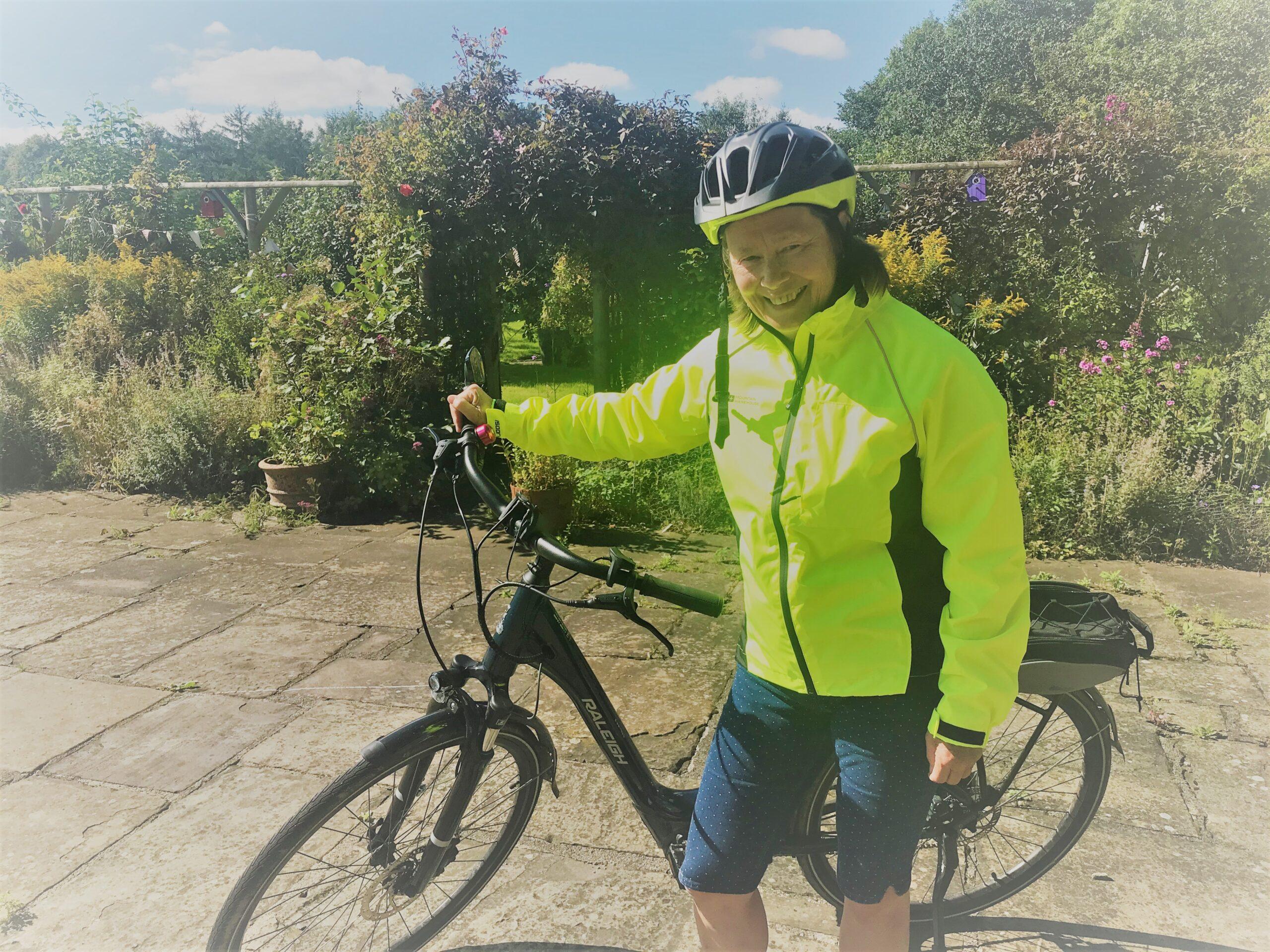 ripon-25th-august-2020-karen-evans-with-her-bicycle