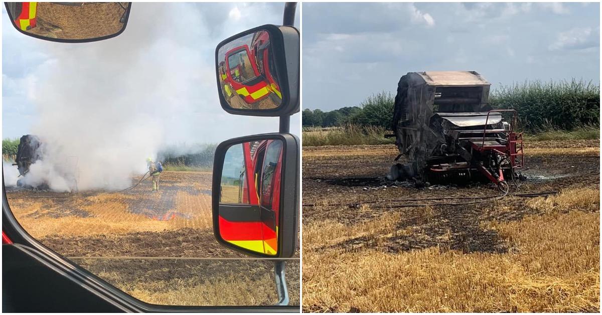 little-ouseburn-baler-fire