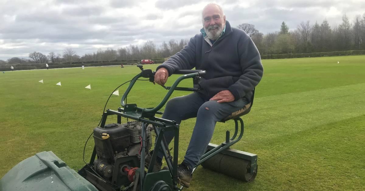 Trevor Rose Groundsman at Studley Royal