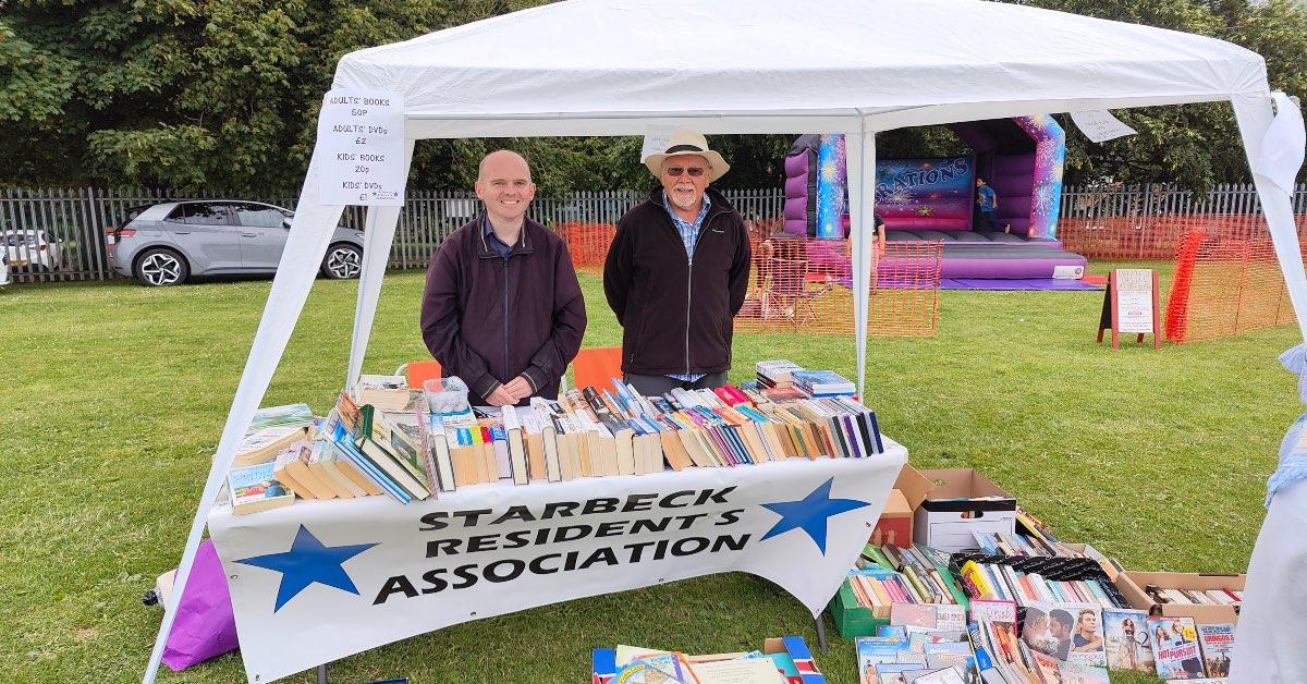 The Starbeck Residents' Association stall.