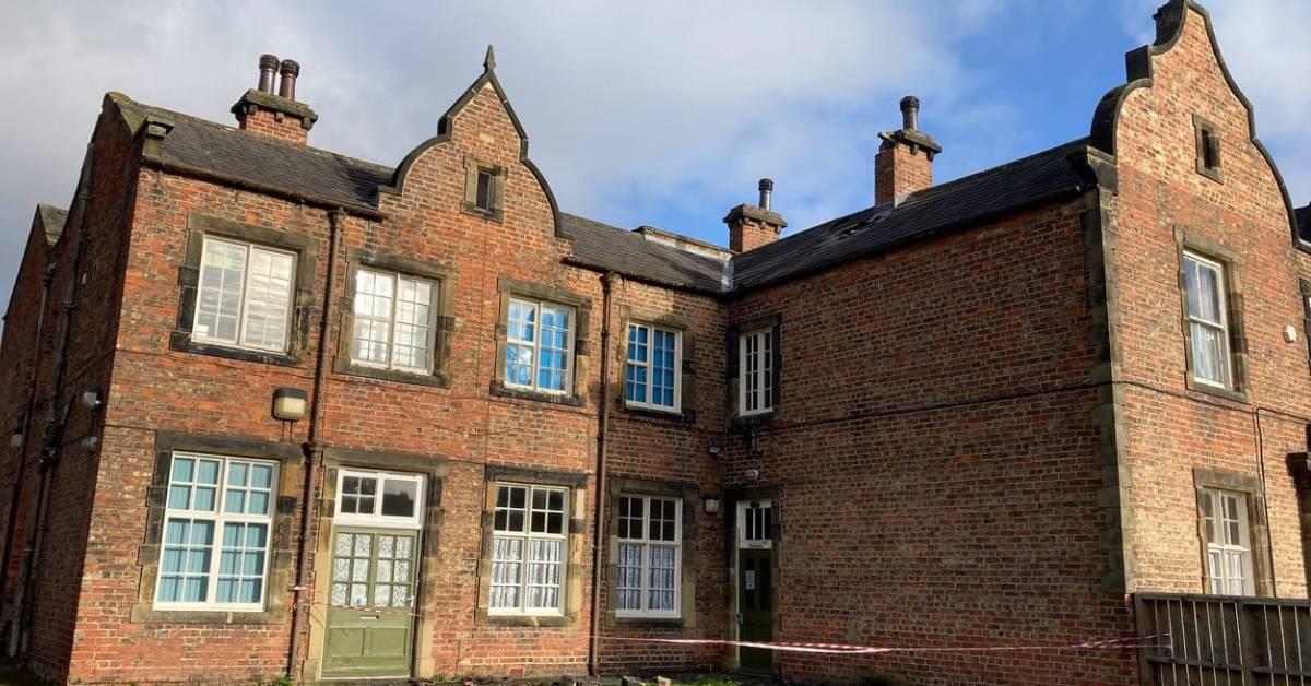 Workhouse area cordoned off after storm damage