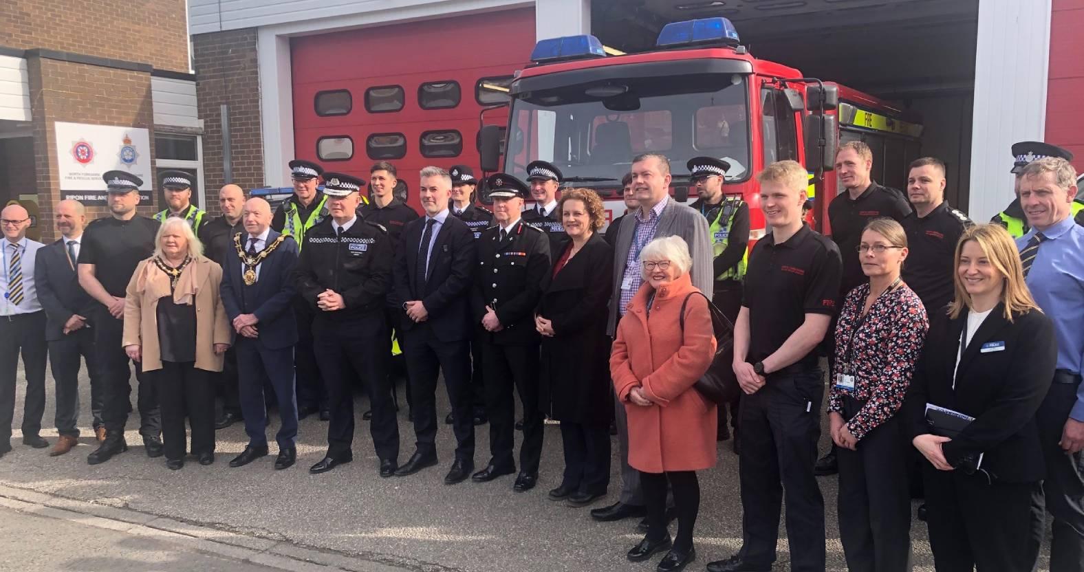 ripon-3rd-march-2025-official-opening-of-fire-and-police-station