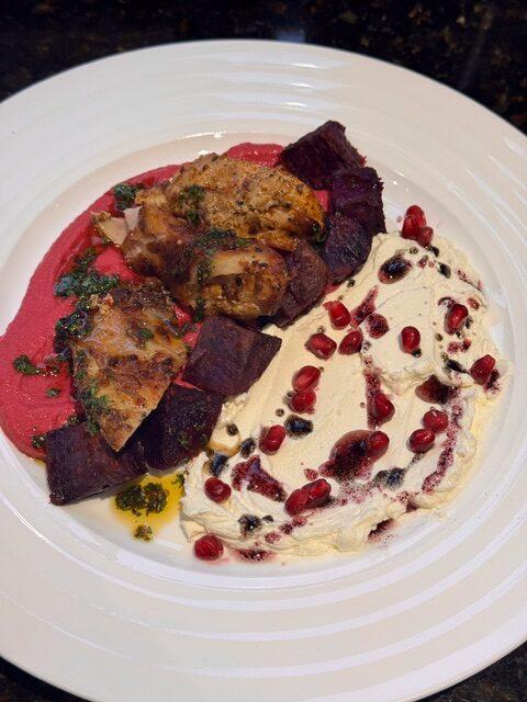 yemi-roastchickenbeetroothummus