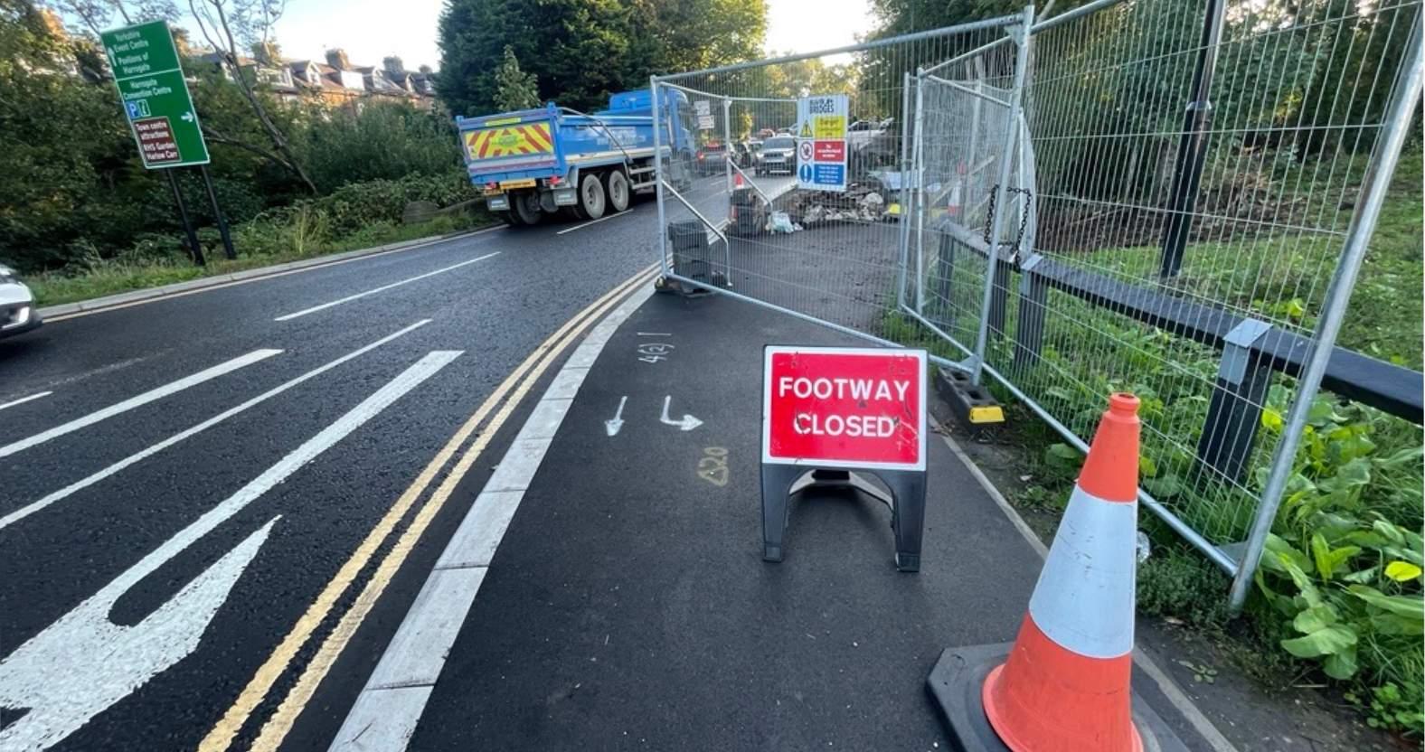 harrogate-oakbeck-footwayclosed