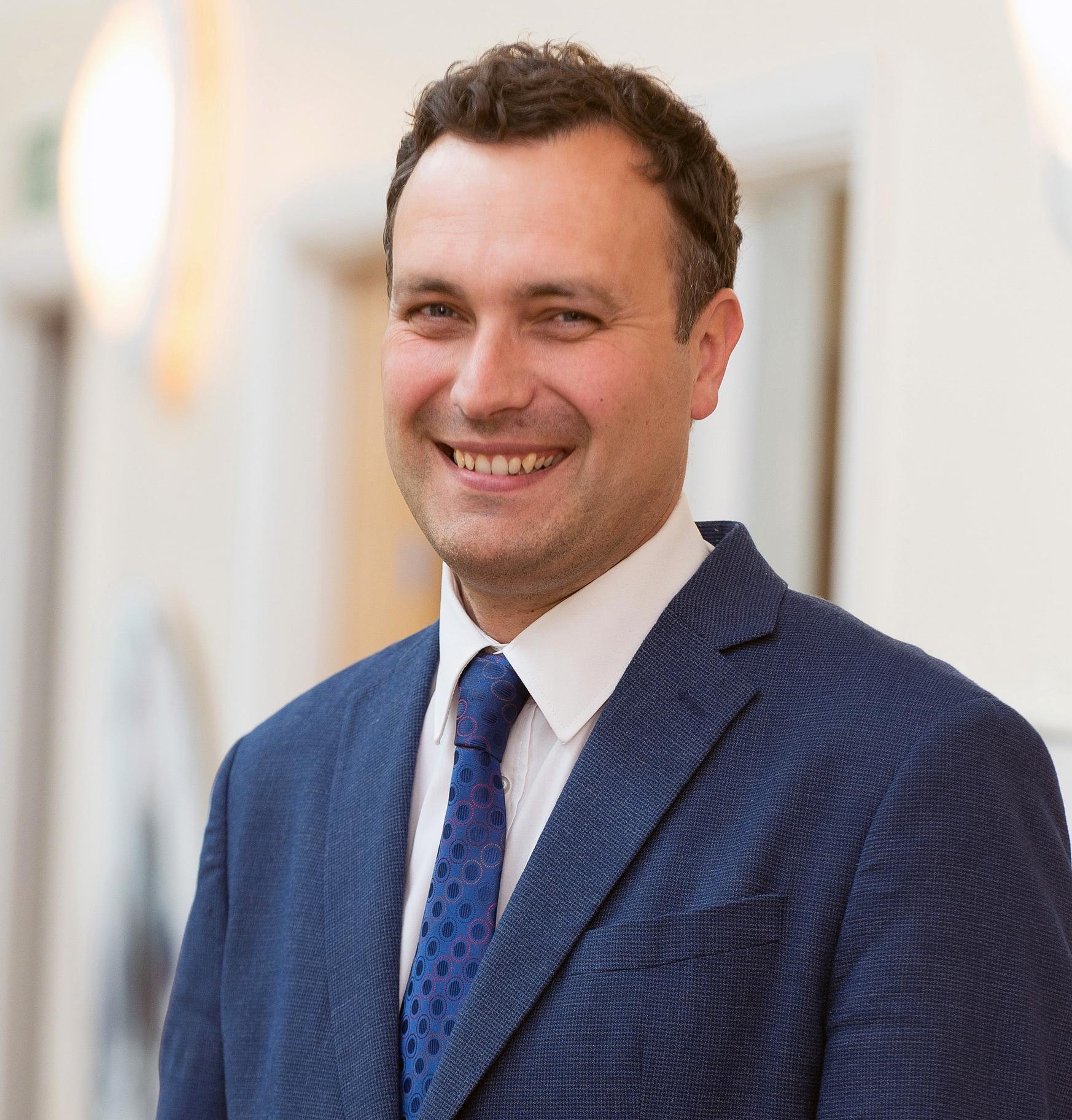 Neil Renton, Headteacher at Harrogate Grammar School.