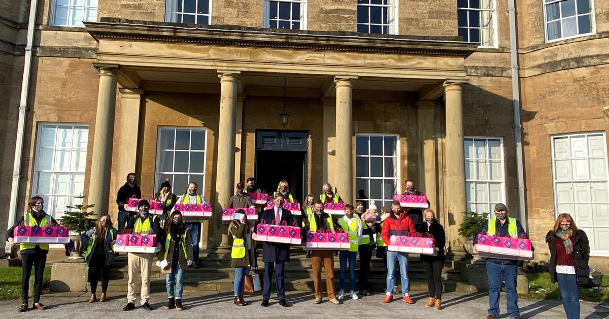 supporting-older-people-volunteers-outside-rudding-house