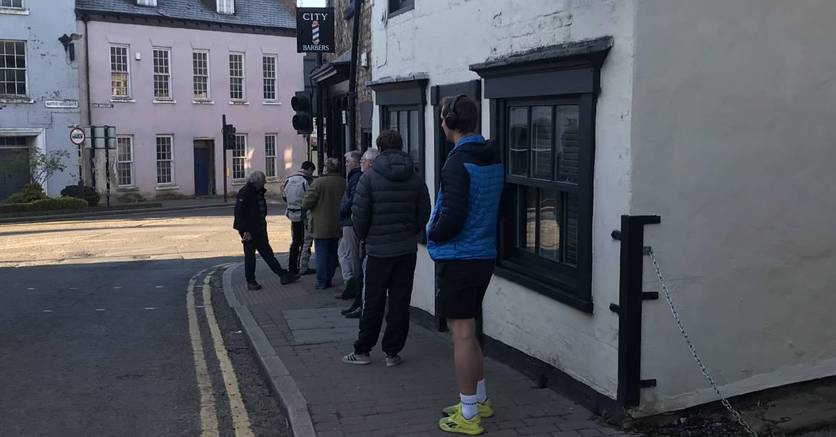 ripon-12-apr-2021-queue-outside-city-barbers-1